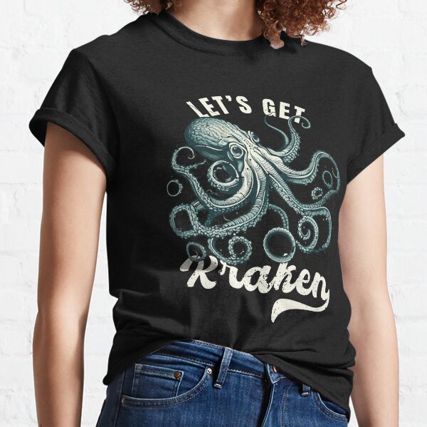 Dreamy Panda Designs You're Kraken Me Up Funny Squid Pun Gift T-Shirt