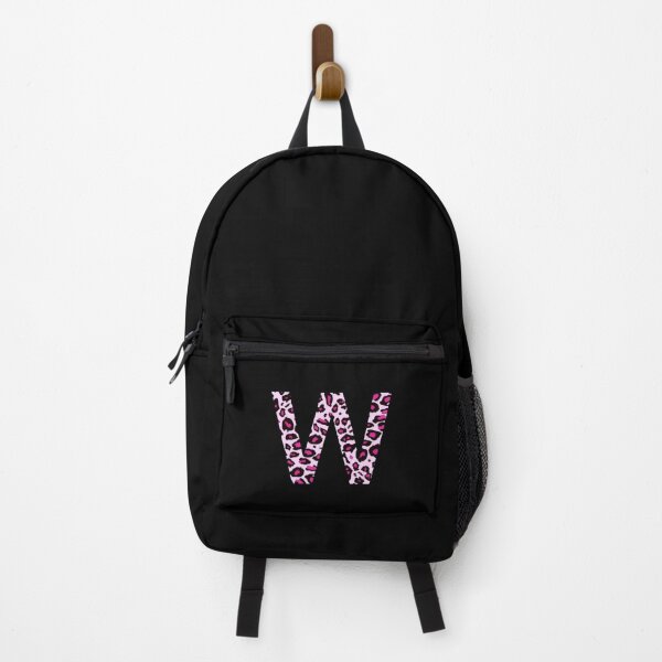 Item preview, Letter W Pink Leopard Monogram W Initial Personalized Custom Personal Name Capital letter designed and sold by inspirationzgal.