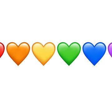 Artwork thumbnail, Rainbow hearts by K-AEyston