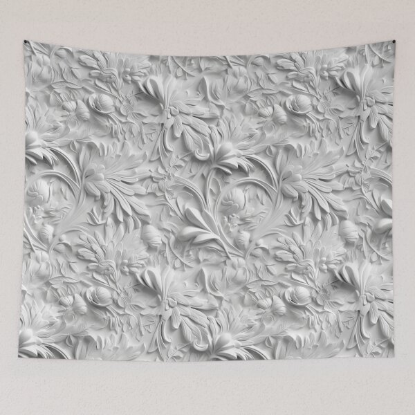 Item preview, Plaster ornamental 3d floral seamless pattern designed and sold by SvarunPogani.
