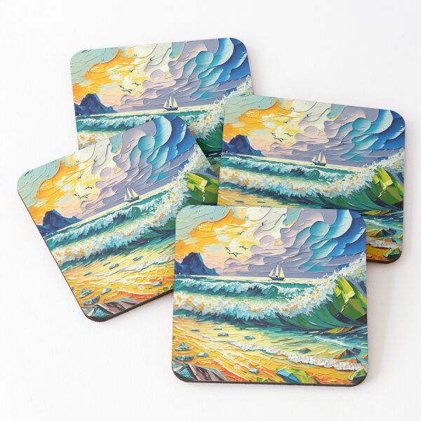 Artikelvorschau, Impasto Beach Dreamscape entworfen und verkauft von SoloSeal.