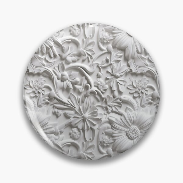 Item preview, Plaster ornamental 3d floral seamless pattern designed and sold by SvarunPogani.