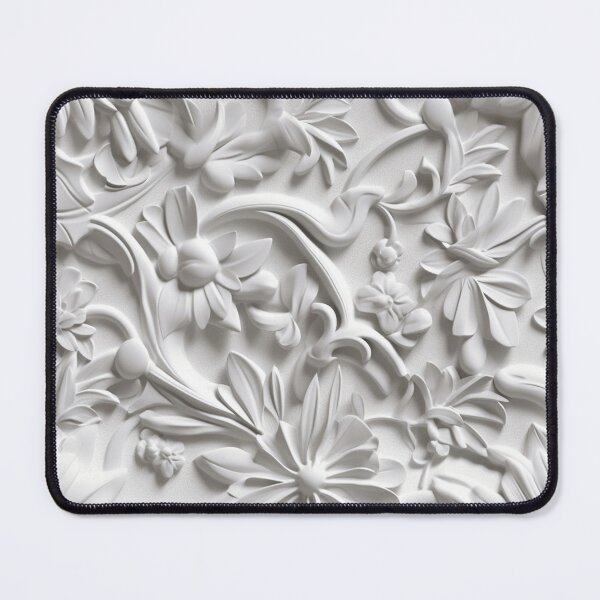 Item preview, Plaster ornamental 3d floral seamless pattern designed and sold by SvarunPogani.