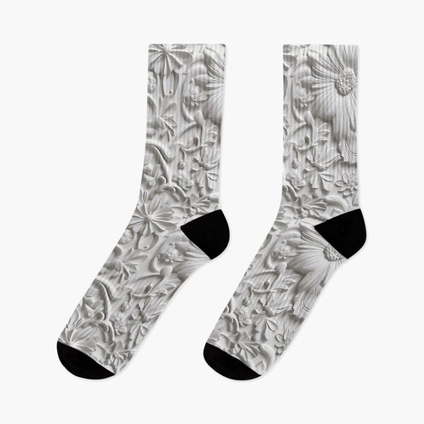 Item preview, Plaster ornamental 3d floral seamless pattern designed and sold by SvarunPogani.