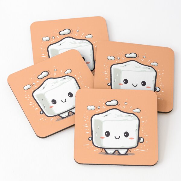 Item preview, Cute chibi marshmallow in cartoon design designed and sold by randrdesign.