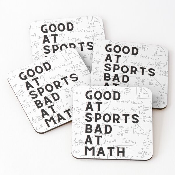Item preview, Good At Sports Bad At Math designed and sold by HasnaanMohsin.
