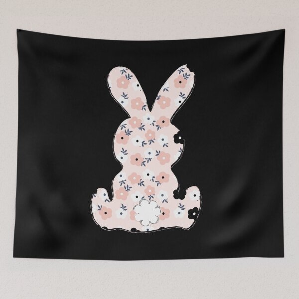 Item preview, Happy Easter Bunny Rabbit Face Funny Easter Day Flower Women Girls designed and sold by AgnesMBrae.