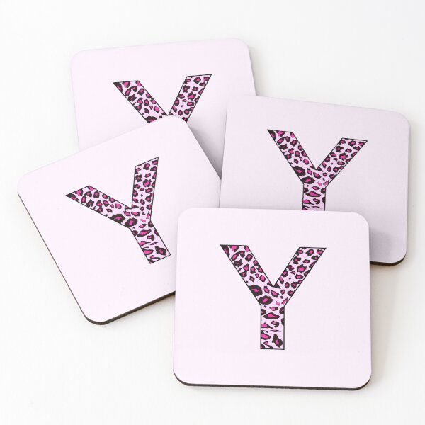 Item preview, Letter Y Pink Leopard Monogram Y Initial Personalized Custom Personal Name Capital letter designed and sold by inspirationzgal.