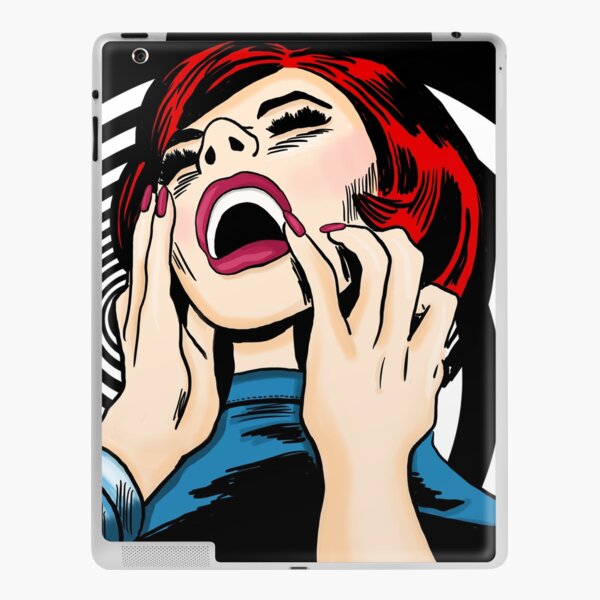 Screaming Sixties Psychedelic Siren iPad Skin