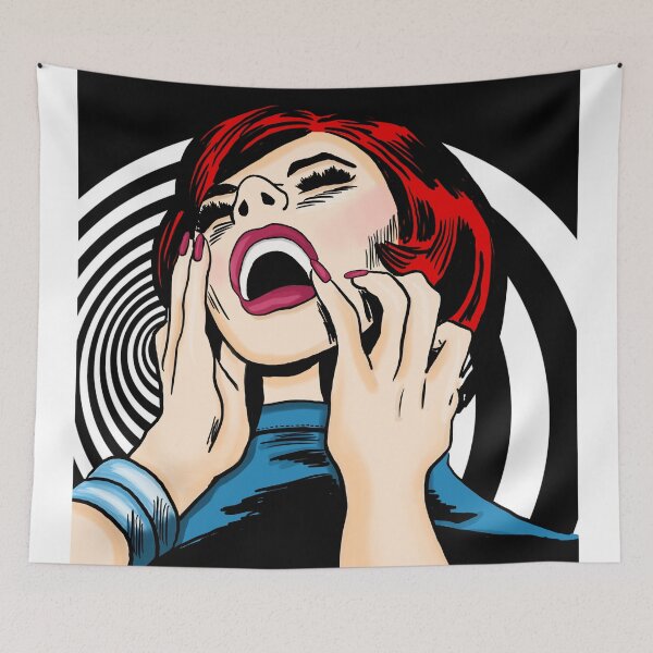 Item preview, Screaming Sixties Psychedelic Siren designed and sold by BunnyThePainter.