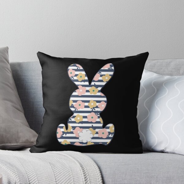 Item preview, Happy Easter Bunny Rabbit Face Funny Easter Day Blue Flower Women Girls designed and sold by AgnesMBrae.