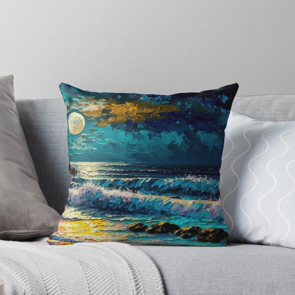 Item preview, Impressionist Twilight Beach designed and sold by SoloSeal.