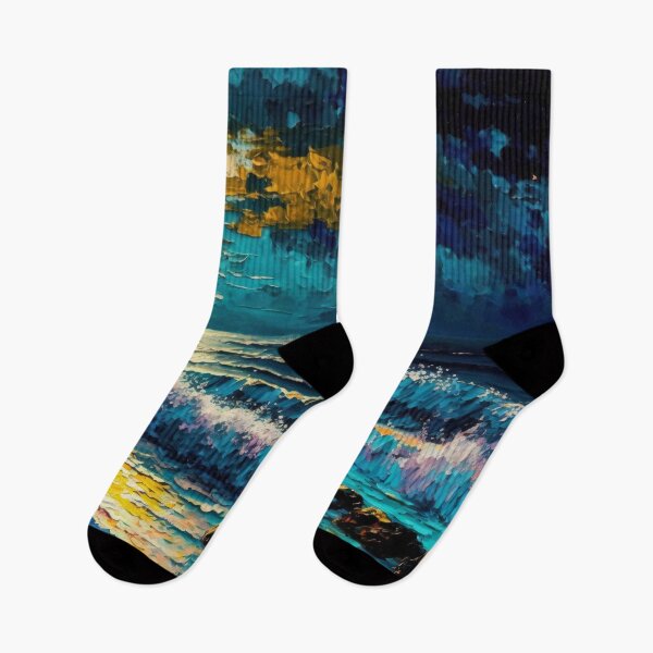 Item preview, Impressionist Twilight Beach designed and sold by SoloSeal.