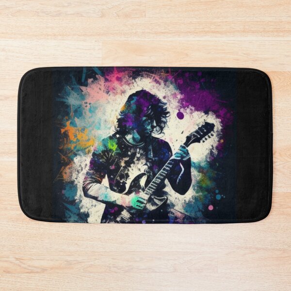 Item preview, Painting guitarist illustration designed and sold by Nickyvb.