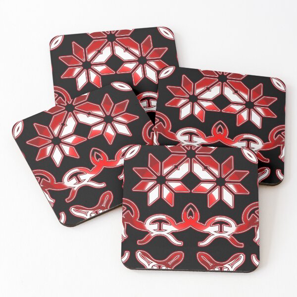 Item preview, *Funny Unique Geometric Abstract Red White Rabbit Pattern* designed and sold by Ralek.