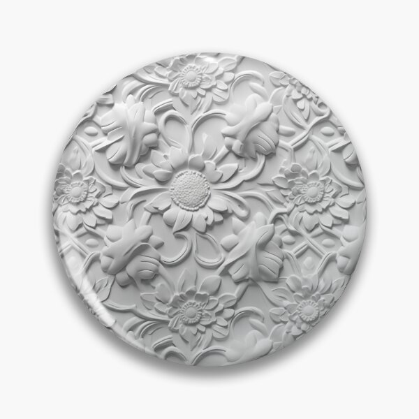 Item preview, Plaster ornamental 3d floral seamless pattern designed and sold by SvarunPogani.