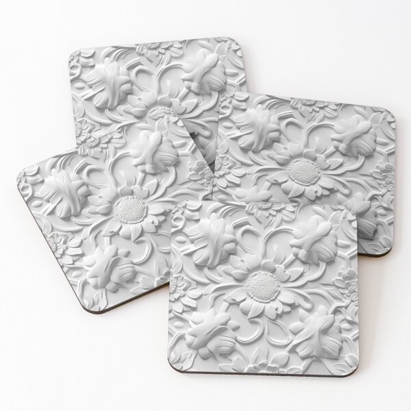 Item preview, Plaster ornamental 3d floral seamless pattern designed and sold by SvarunPogani.