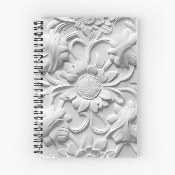Item preview, Plaster ornamental 3d floral seamless pattern designed and sold by SvarunPogani.