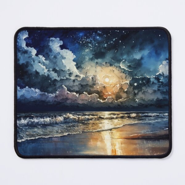 Item preview, Starry Beach Night designed and sold by SoloSeal.