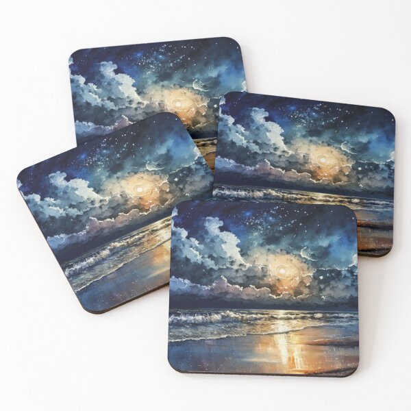 Item preview, Starry Beach Night designed and sold by SoloSeal.
