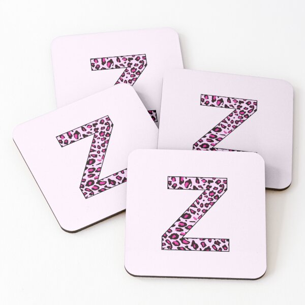 Item preview, Letter Z Pink Leopard Monogram Z Initial Personalized Custom Personal Name Capital letter designed and sold by inspirationzgal.