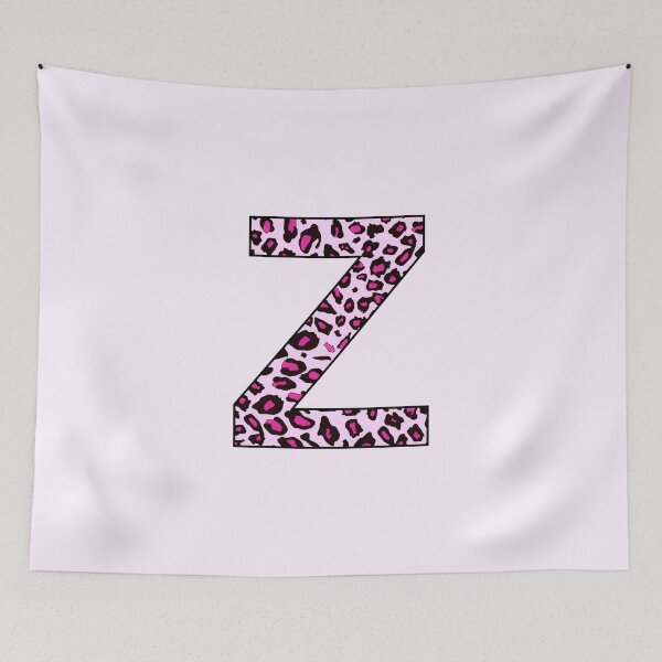 Item preview, Letter Z Pink Leopard Monogram Z Initial Personalized Custom Personal Name Capital letter designed and sold by inspirationzgal.