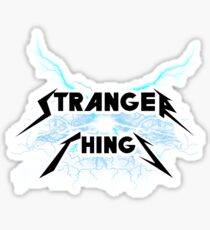 Pegatina Stranger things estilo Metallica