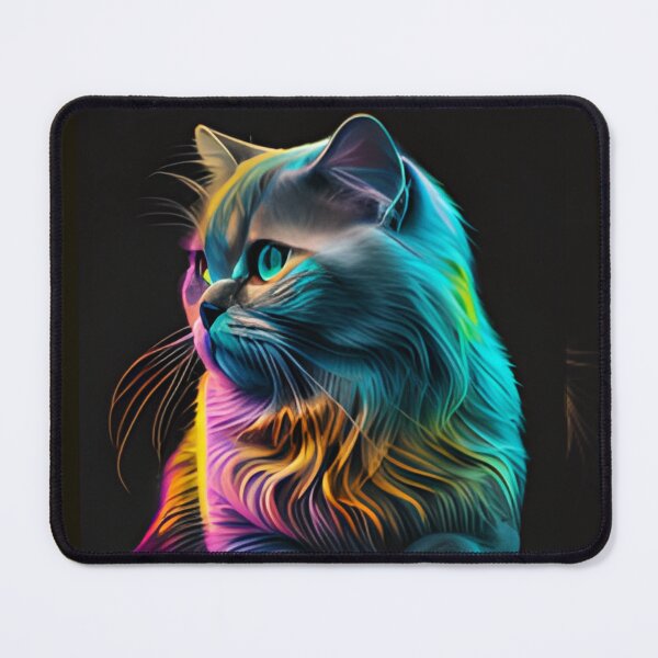 Item preview, Neon cat designed and sold by Alifoxs.