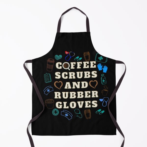 Item preview, Coffee Scrubs And Rubber Gloves Medical Nurse designed and sold by fattim3.