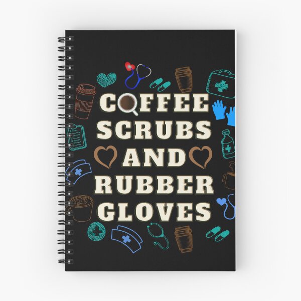 Item preview, Coffee Scrubs And Rubber Gloves Medical Nurse designed and sold by fattim3.