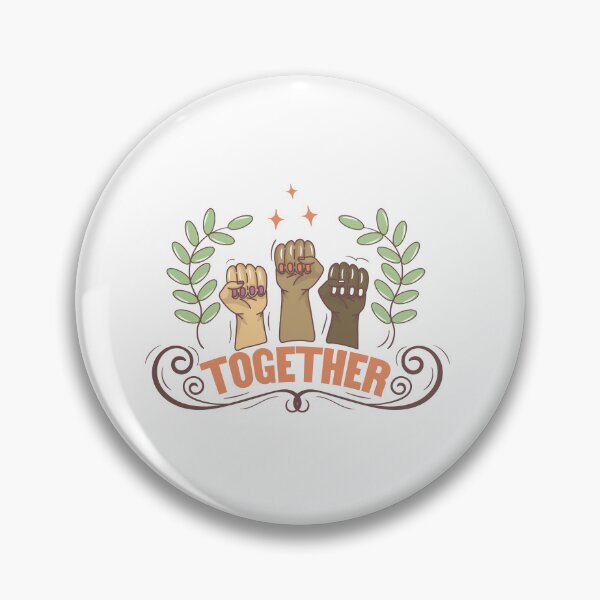 Item preview, Feminist symbol three hands up designed and sold by BooGuevara.