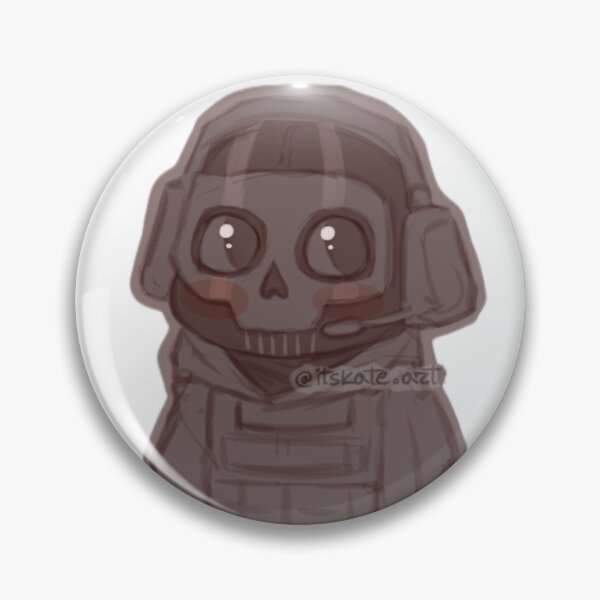 Item preview, chibi Ghost - MW2 designed and sold by itskaaate.