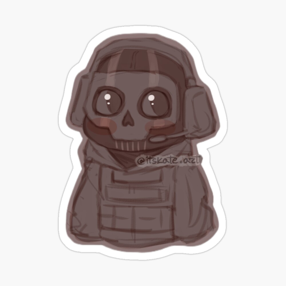 MW2- Ghost Chibi by hemophobianessticity on DeviantArt