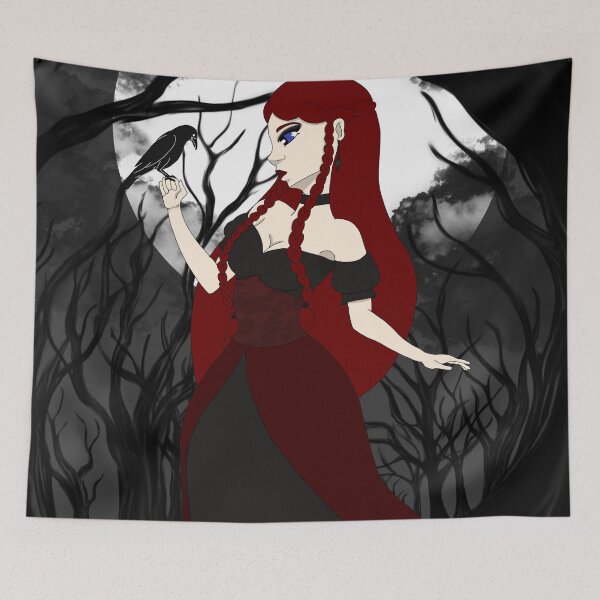Item preview, Goth girl in the woods designed and sold by EmberNeko20.