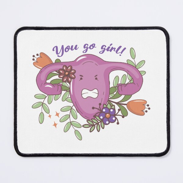 Item preview, Feminist symbol uterus and the inscription you go girl designed and sold by BooGuevara.
