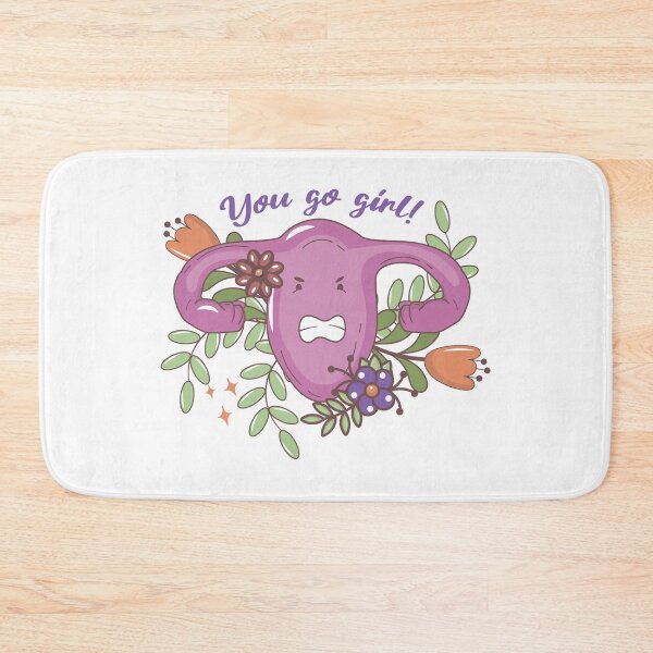 Item preview, Feminist symbol uterus and the inscription you go girl designed and sold by BooGuevara.