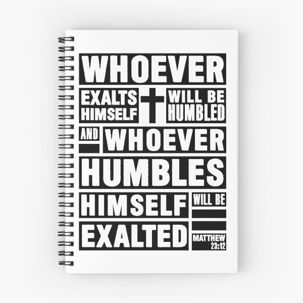 Item preview, Matthew 23:12 Whoever Humbles Himself Will Be Exalted designed and sold by plushism.
