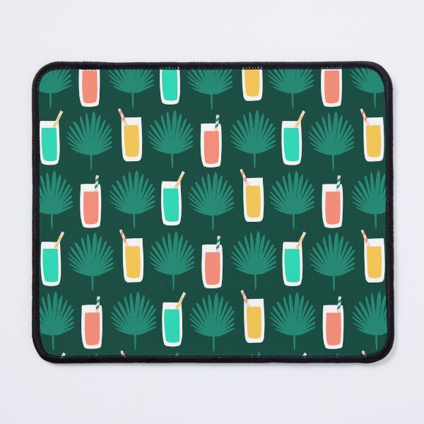 Item preview, Summer colourful tropical drinks leaves designed and sold by RevolutionizZed.