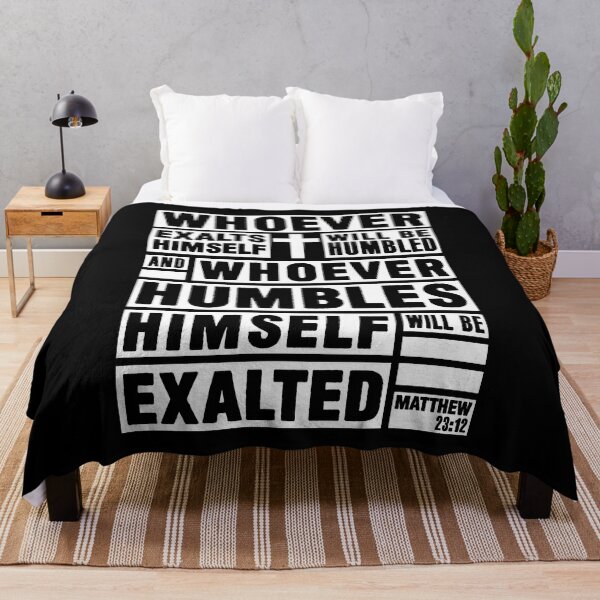 Item preview, Matthew 23:12 Whoever Humbles Himself Will Be Exalted designed and sold by plushism.