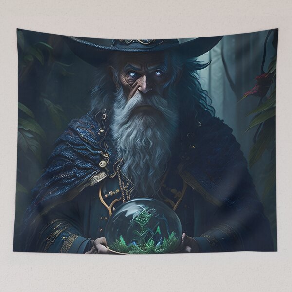Item preview, Dark Wizard of the Haunted Forest designed and sold by magikman65.