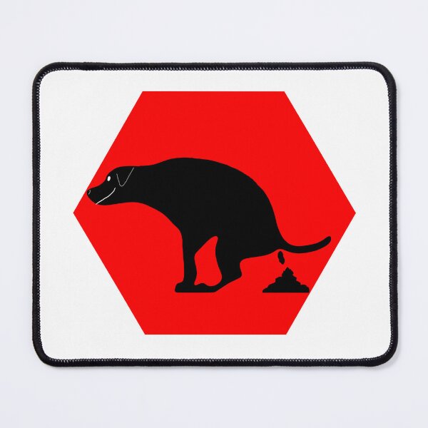 Item preview, Pooping Dog Warning designed and sold by Willyboy16.