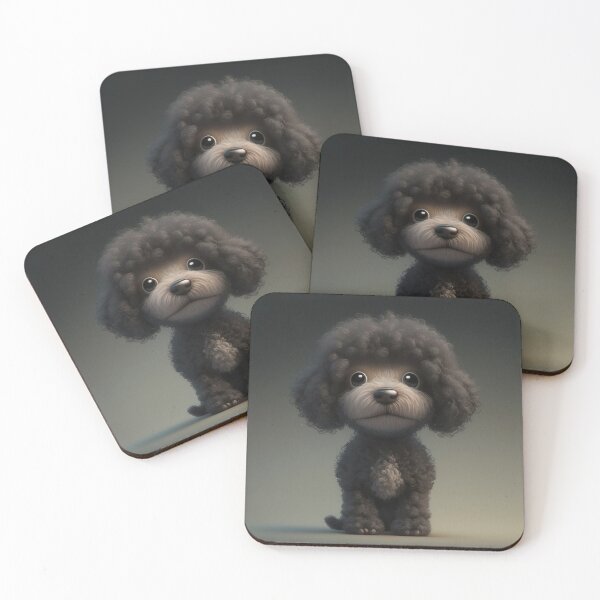 Item preview, Adorable Dark Poodle Puppy designed and sold by Krystian Maliszewski.