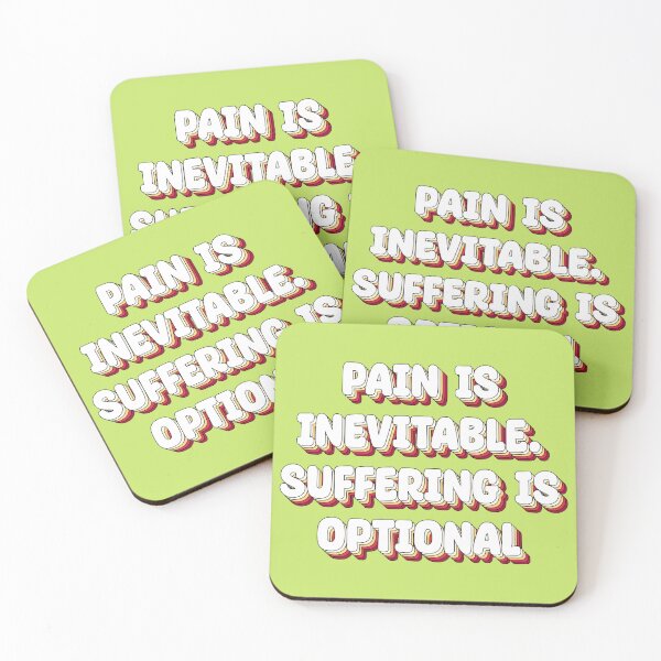Item preview, Pain inevitable suffering is optional  designed and sold by Osmodesign 44.