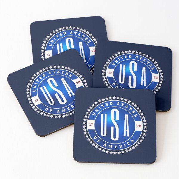 Item preview, USA Stars Red White Blue Circle 1776 designed and sold by Yiorgos Designs.