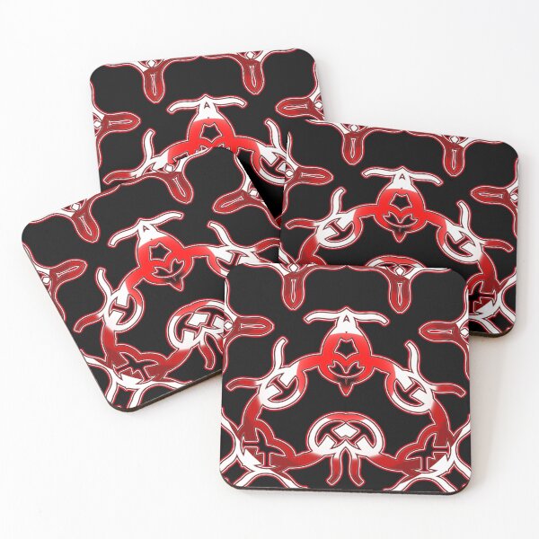 Item preview, *Funny Unique Geometric Abstract Red White Rabbit Pattern* designed and sold by Ralek.