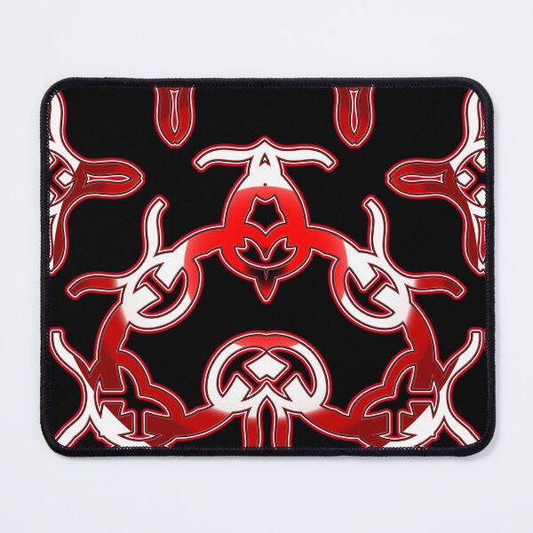 Item preview, *Funny Unique Geometric Abstract Red White Rabbit Pattern* designed and sold by Ralek.