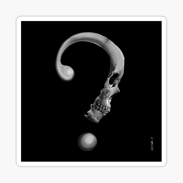 La crainte de l’inconnu Sticker