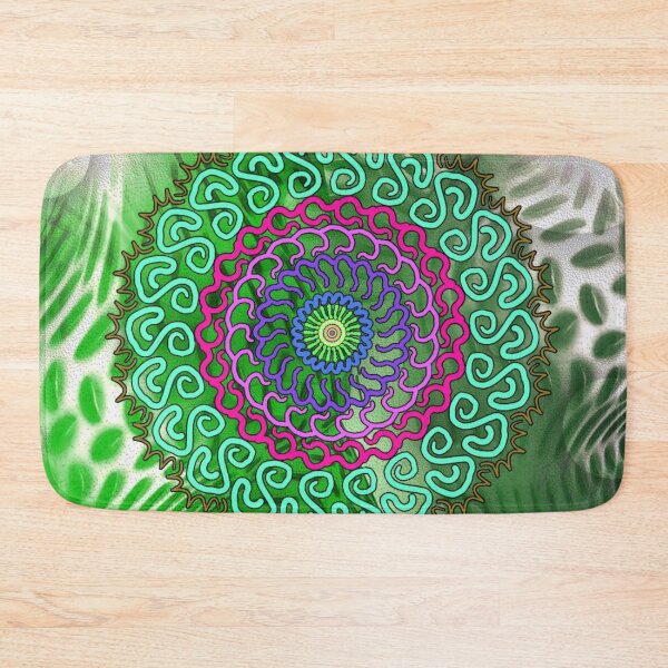 Item preview, Swirling Green Mandala designed and sold by MoodysT's.