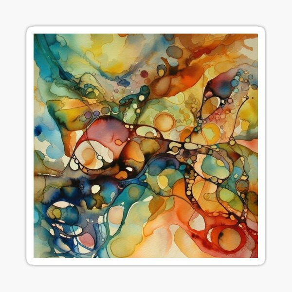 Item preview, Watercolor art - "Flow of time" designed and sold by MischaMakowka.