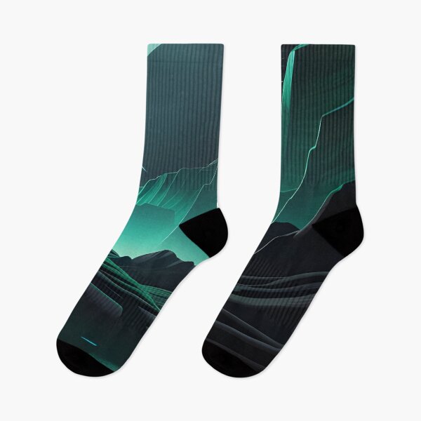 Item preview, Green Night Canyon, Ai Generated Art  designed and sold by ACC .